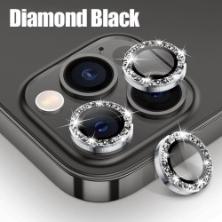 Diamond camera lens protector - glitter metal ring - for iPhoneProtection