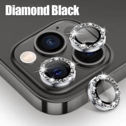 ProteccionProtector de lente de cámara Diamond - anillo de metal brillante - para iPhone