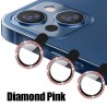 ProteccionProtector de lente de cámara Diamond - anillo de metal brillante - para iPhone