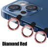 Diamond camera lens protector - glitter metal ring - for iPhoneProtection