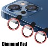 ProteccionProtector de lente de cámara Diamond - anillo de metal brillante - para iPhone