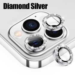 Diamond camera lens protector - glitter metal ring - for iPhoneProtection