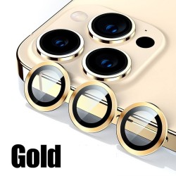 ProteccionProtector de lente de cámara Diamond - anillo de metal brillante - para iPhone