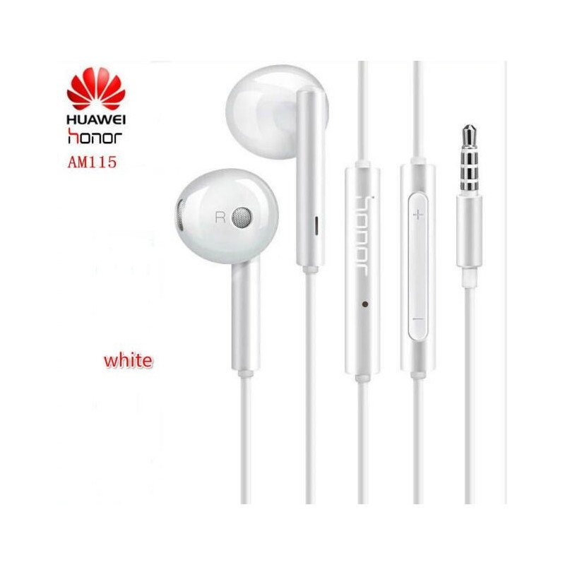 AccesoriosAuriculares originales Huawei - auriculares con micrófono - conector de 3,5 mm - MA115 / AM116 / MA116