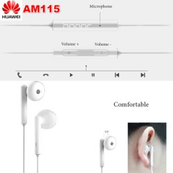 AccesoriosAuriculares originales Huawei - auriculares con micrófono - conector de 3,5 mm - MA115 / AM116 / MA116