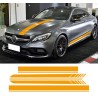 PegatinasRayas laterales/superiores/techo-pegatinas para coche-para Mercedes Benz Coupe de 2 puertas/sedán de 4 puertas