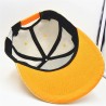 Baseball cap - leather snapback - with metal leaf - hip hop styleHats & Caps