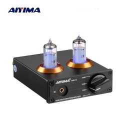 AmplificadorAIYIMA - 6A2 - Tubo de vacío HiFi - Preamplificador de fono MM - DIY - 12V