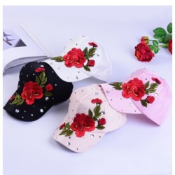 Sombreros & gorrasGorra de béisbol de moda - con rosas bordadas / cristales / tachuelas