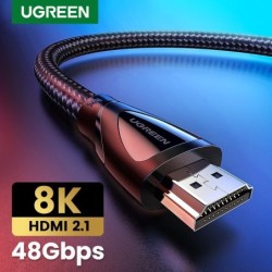CablesUgreen - Cable HDMI 2.1 - 8K/60Hz / 4K/120Hz - 48Gbps - HDR10 / HDCP2.2