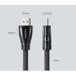 CablesUgreen - Cable HDMI 2.1 - 8K/60Hz / 4K/120Hz - 48Gbps - HDR10 / HDCP2.2