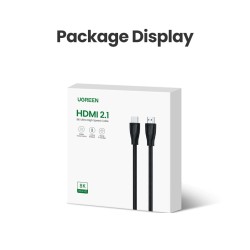 CablesUgreen - Cable HDMI 2.1 - 8K/60Hz / 4K/120Hz - 48Gbps - HDR10 / HDCP2.2