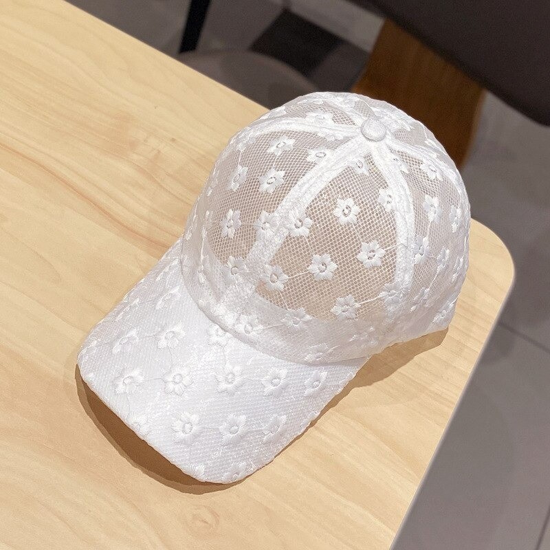 Sombreros & gorrasGorra de béisbol de encaje - malla / algodón - ajustable
