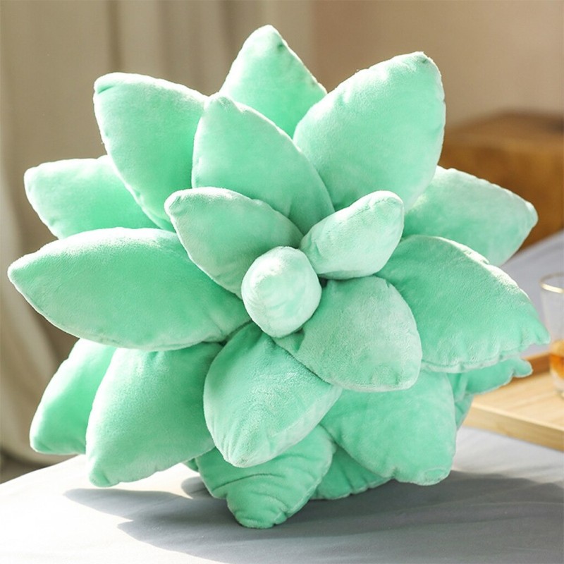 Decorative plush pillow - succulent cactus plantCushions