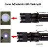 LinternasMECO Q5 - mini linterna LED de aluminio - 500LM