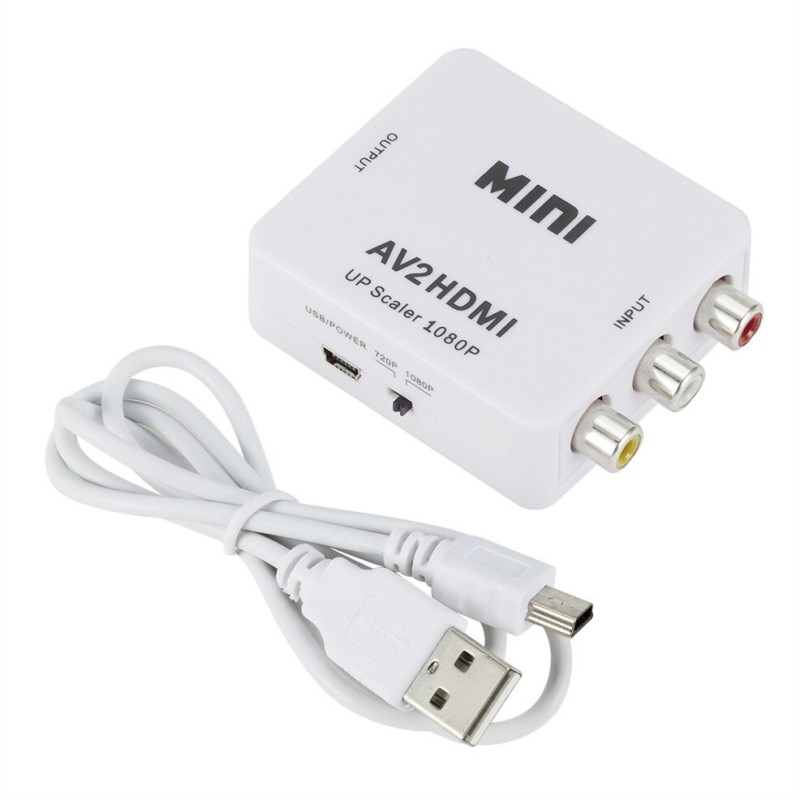 DivisorAdaptador convertidor AV a HDMI AV2HDMI 1080p