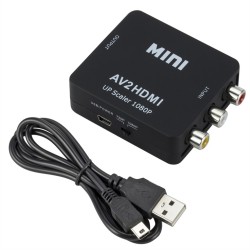 DivisorAdaptador convertidor AV a HDMI AV2HDMI 1080p