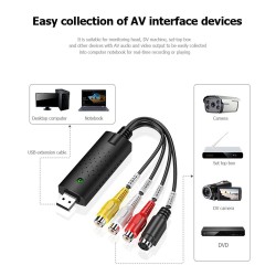 VideoEasyCap USB 2 - adaptador de video con audio - captura de video - video a usb