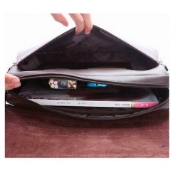 BolsosKangaroo - bolso de hombro de cuero - ancho - 31 * 24 * 8cm