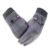 GuantesCálidos guantes de ante de invierno - con forro polar - función de pantalla táctil - unisex