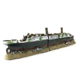 Resin Titanic model - aquarium decorationAquarium