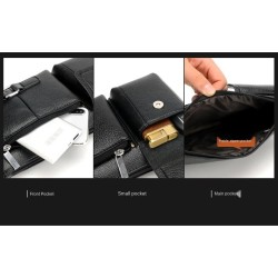 BolsosBandolera / riñonera multifuncional - una cartera pequeña - con cremalleras / bolsillos