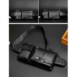 BolsosBandolera / riñonera multifuncional - una cartera pequeña - con cremalleras / bolsillos