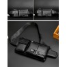 BolsosBandolera / riñonera multifuncional - una cartera pequeña - con cremalleras / bolsillos