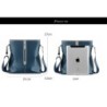 Fashionable shoulder bag - leather - waterproof - unisexBags