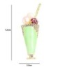 BrochesBroche en forma de helado - con perlas / cristales