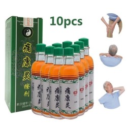 Rheumatism/ joint pain treatment / pain relief - massage oil - Chinese herbal medicine - 10 bottlesMassage