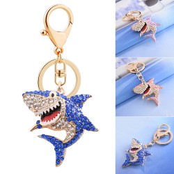 Crystal shark - keychainKeyrings
