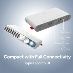 ProyectoresWEMAX GO - mini proyector láser ALPD - 1080P - Wi-Fi