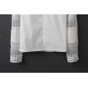 Blusas y camisasElegante blusa blanca de manga larga - encaje hueco