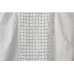 Blusas y camisasElegante blusa blanca de manga larga - encaje hueco