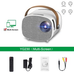 ProyectoresAAO YG230 - mini proyector - 1080P - WiFi - multipantalla - con altavoz