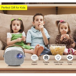 ProyectoresAAO YG230 - mini proyector - 1080P - WiFi - multipantalla - con altavoz