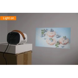 ProyectoresAAO YG230 - mini proyector - 1080P - WiFi - multipantalla - con altavoz