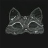 Luxurious Venetian eye mask - lace / glitter / sequins - cat eye - Halloween / masqueradesMasks