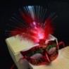 Sexy Venetian eye mask - with feathers / luminous LED - masquerade / HalloweenMasks