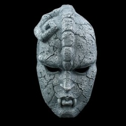 MáscaraFantasma de piedra - máscara de resina de cara completa - Halloween - carnavales