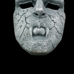 MáscaraFantasma de piedra - máscara de resina de cara completa - Halloween - carnavales