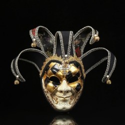 MáscaraBromista anónimo veneciano / payaso - máscara de cara completa - mascarada / Halloween