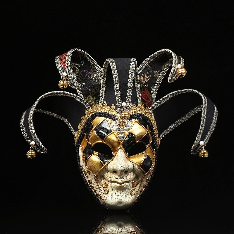 MáscaraBromista anónimo veneciano / payaso - máscara de cara completa - mascarada / Halloween