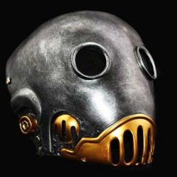 MáscaraThe Clockwork Man - máscara de resina de cara completa de terror - mascarada / Halloween