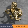 Bronze hooks with angels - shelf - towel rack - wall mounted bathroom accessoriesBathroom & Toilet