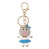 llaveroPiggy en minifalda - cristal - llavero