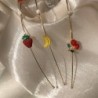 Pinzas de cabelloDiadema de aro de metal - con frutas / perlas