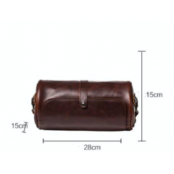 BolsosBolso bandolera Trendy de piel - forma cilíndrica
