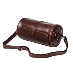 BolsosBolso bandolera Trendy de piel - forma cilíndrica